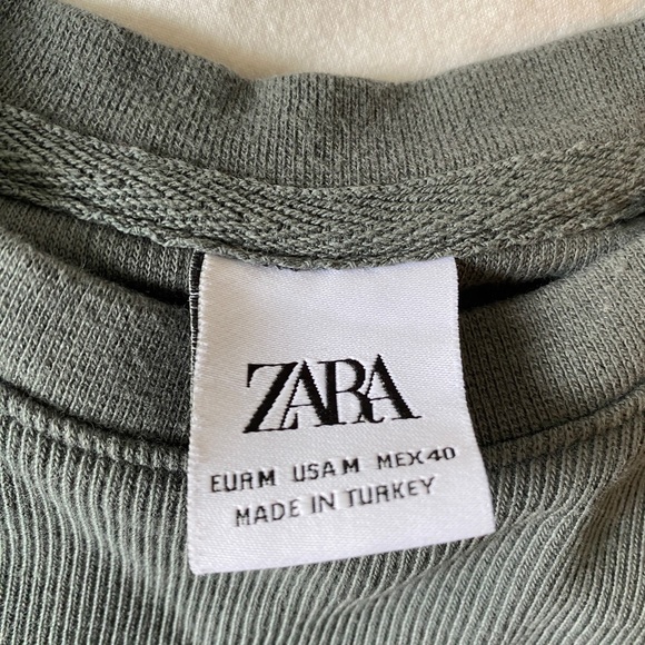 Ribbed grey t-shirt - Picture 2 of 3